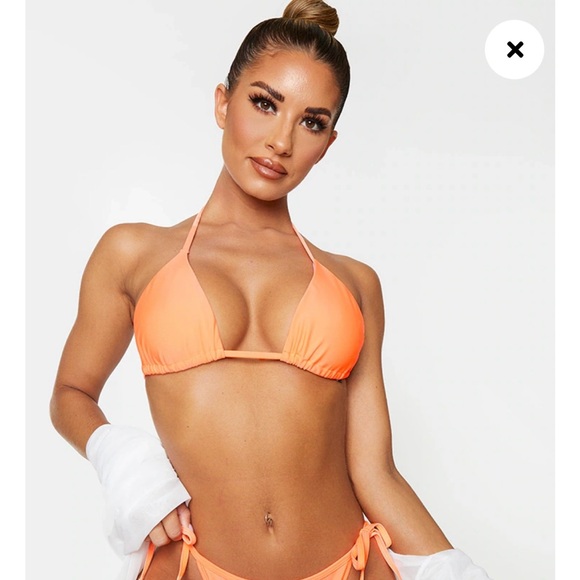 PrettyLittleThing Other - Brand New Coral Bikini top UK size 12